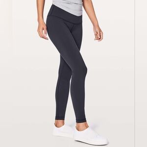 Lululemon Wunder Under Low-Rise Tight *Full-On Luon 28" Midnight Navy
